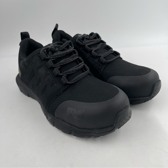 NIB! Timberland Pro Men’s Radius Black Composite Safety Toe Shoes - Size 7 Wide - Picture 13 of 13